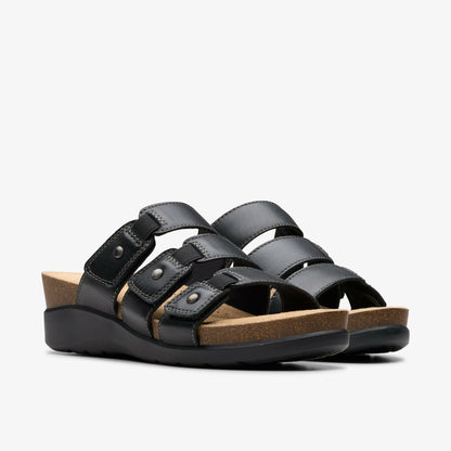 Clarks Calenne Lily Black Leather