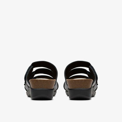 Clarks Calenne Lily Black Leather