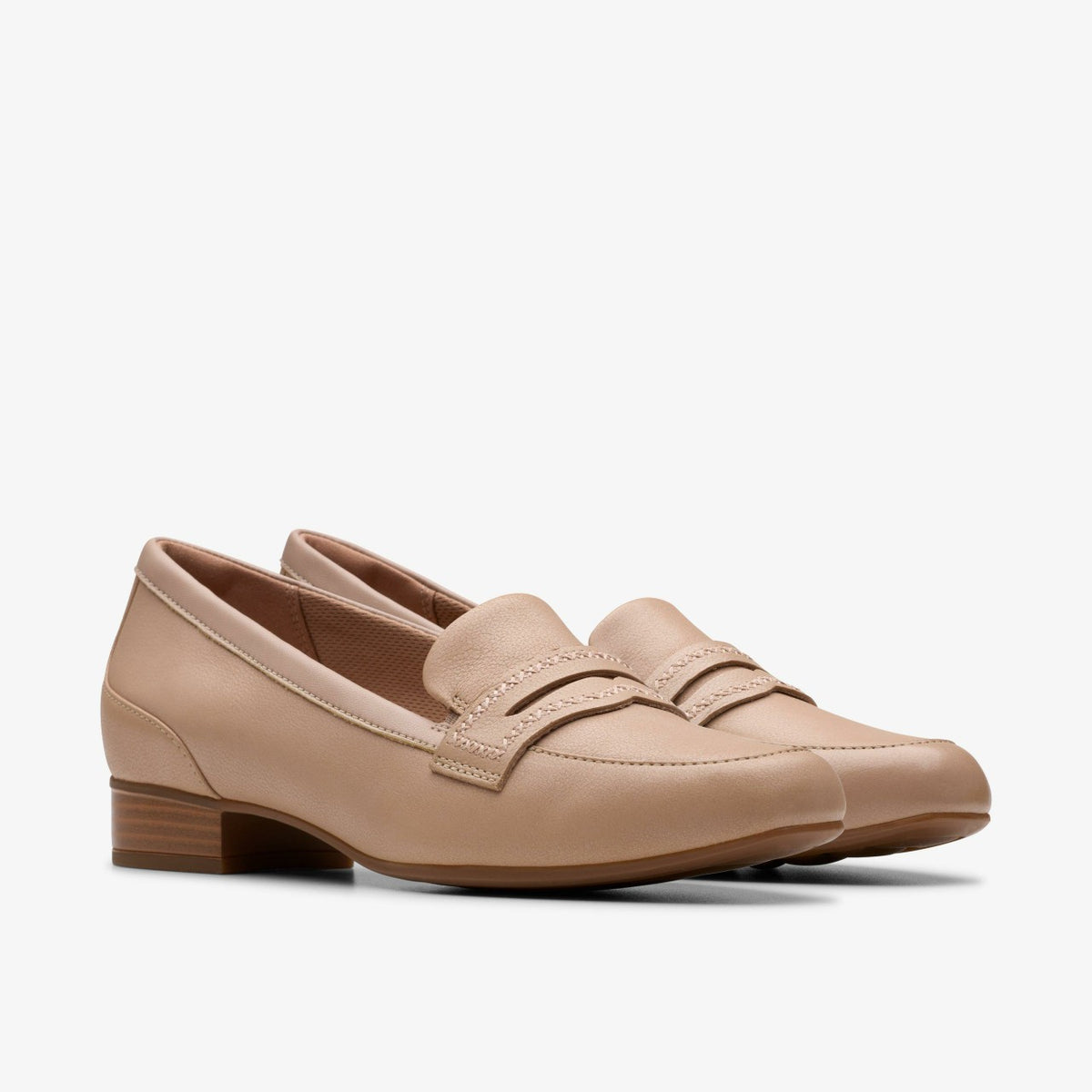 Clarks Juliet Top Beige Leather