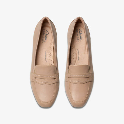Clarks Juliet Top Beige Leather