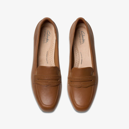 Clarks Juliet Top Tan Leather
