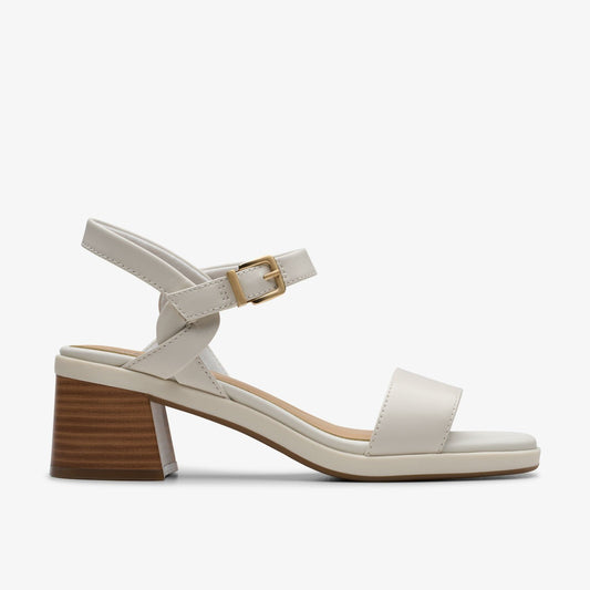 Clarks Jaylan Ray Off White Leather
