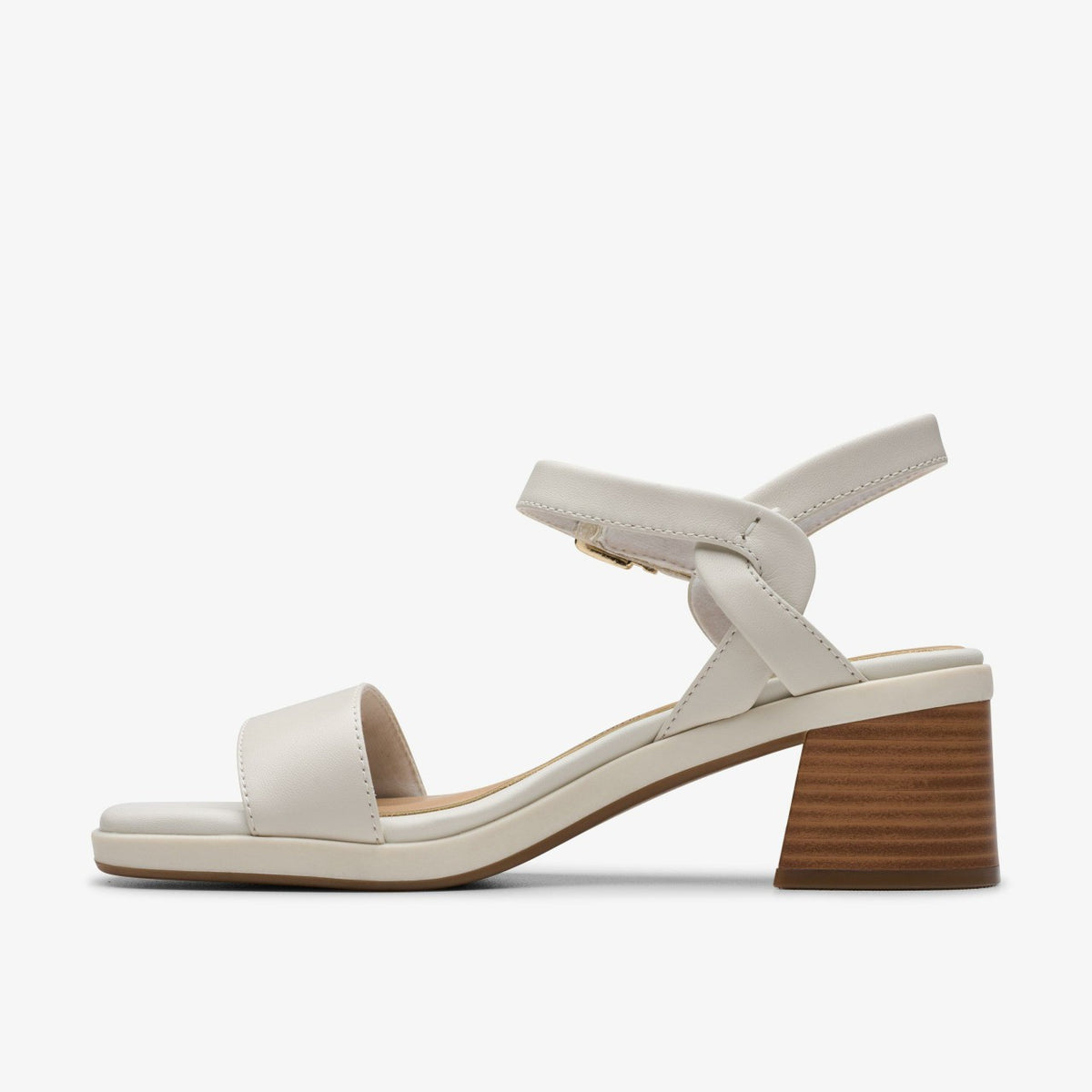 Clarks Jaylan Ray Off White Leather