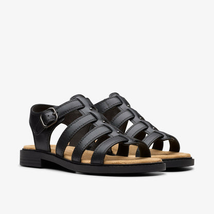 Clarks Trivanni Lux Black Leather