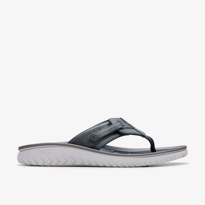 Clarks Wesley Sun Navy Leather