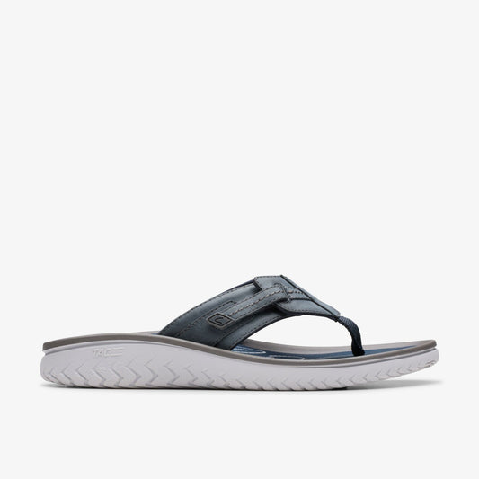 Clarks Wesley Sun Navy Leather