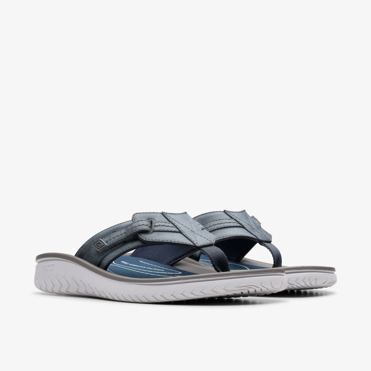 Clarks Wesley Sun Navy Leather