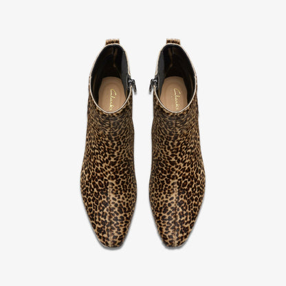 Clarks Edina Up Leopard Print