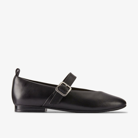 Clarks Fawna Bar Black Leather