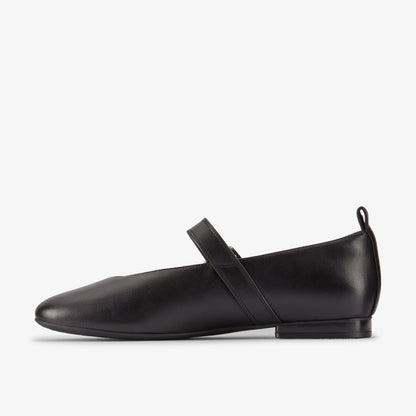 Clarks Fawna Bar Black Leather