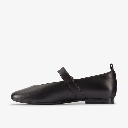 Clarks Fawna Bar Black Leather