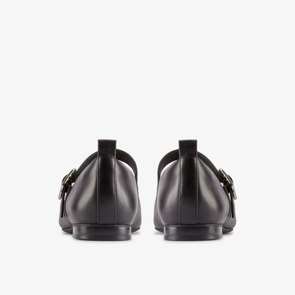 Clarks Fawna Bar Black Leather