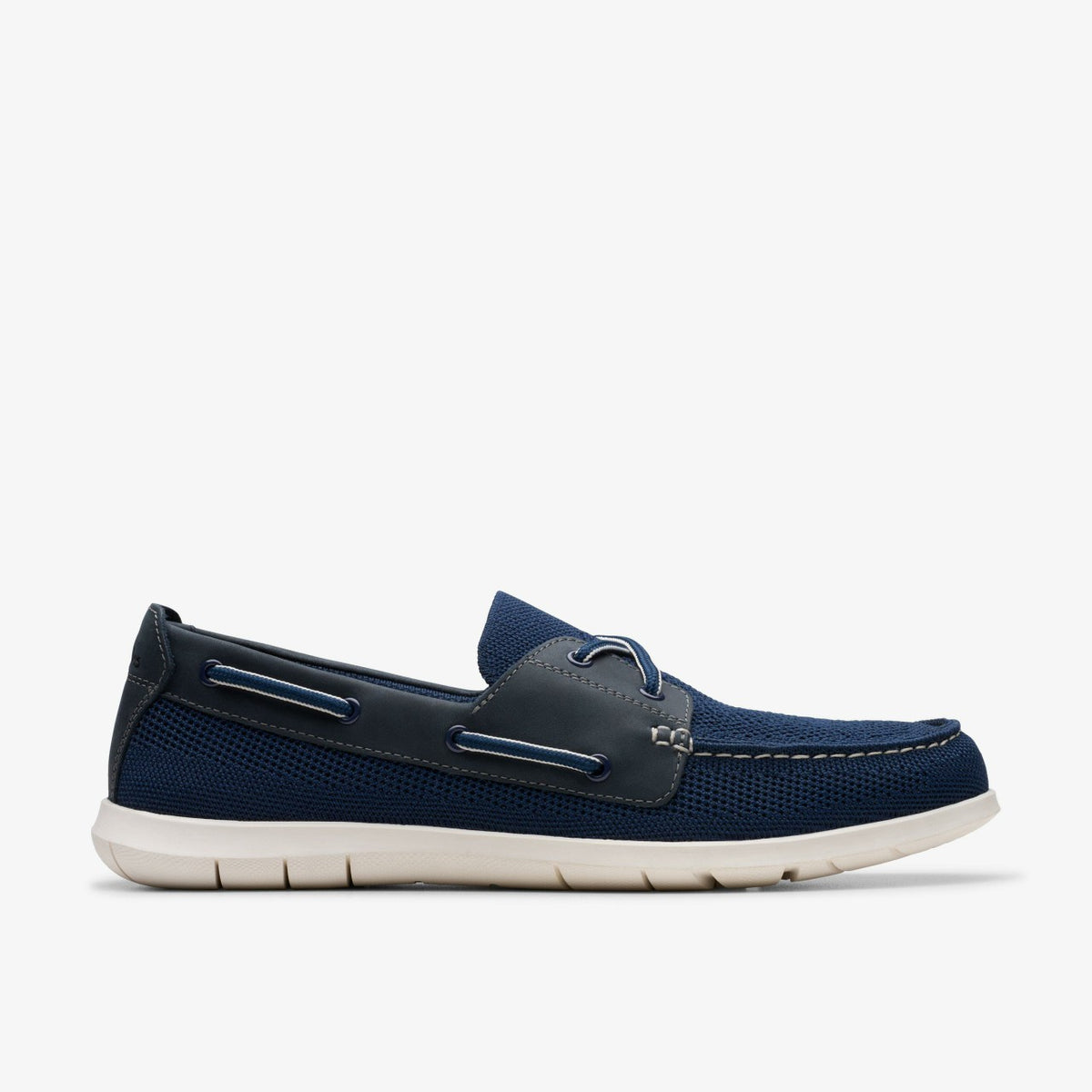 Clarks Flexway Tie Navy Combination