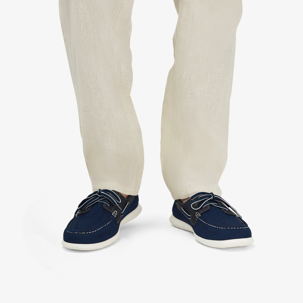 Clarks Flexway Tie Navy Combination