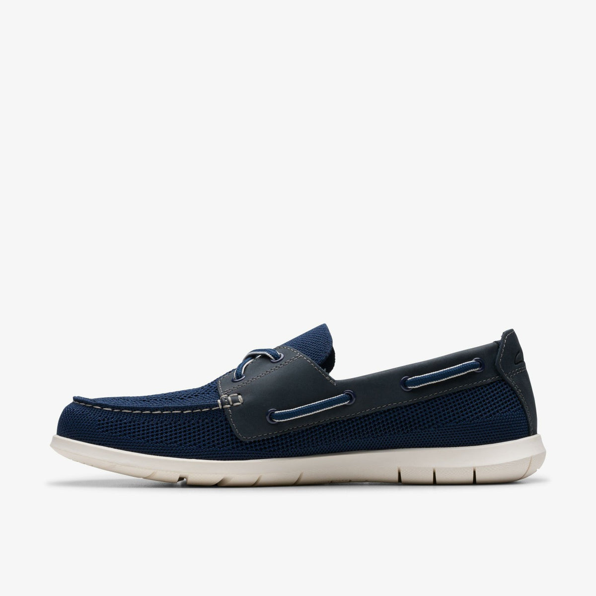 Clarks Flexway Tie Navy Combination