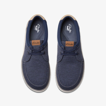 Clarks Relax Lite Lace Navy Combination