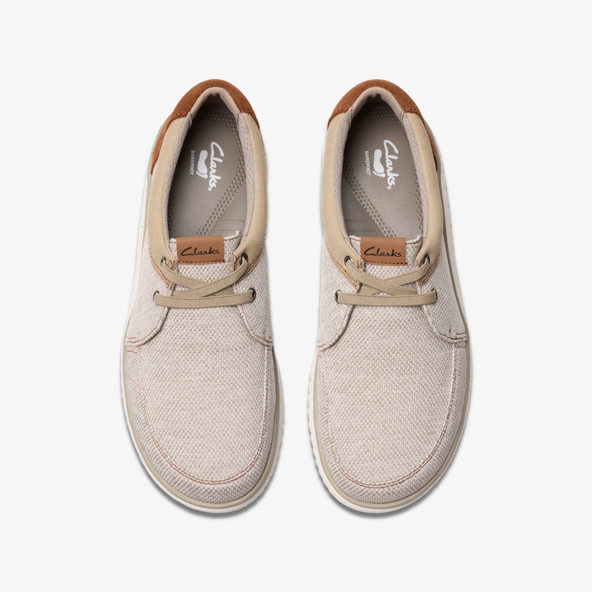 Clarks Relax Lite Lace Sand Textile