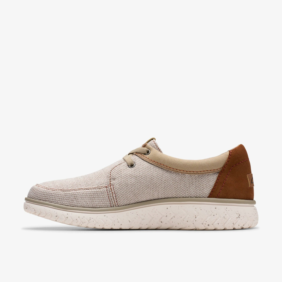 Clarks Relax Lite Lace Sand Textile
