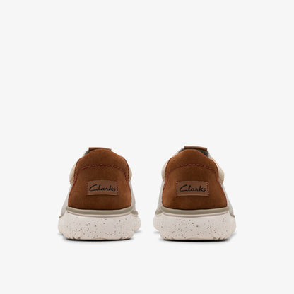 Clarks Relax Lite Lace Sand Textile