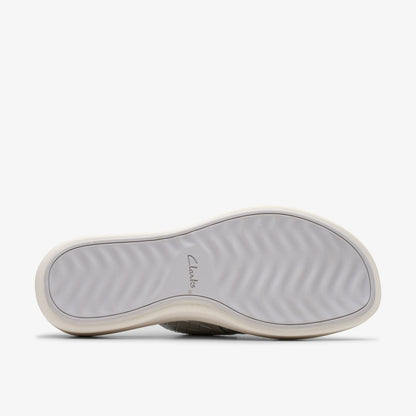 Clarks Drift Buckle Silver Metallic