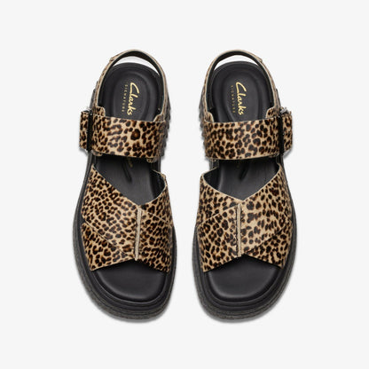 Clarks Evamar Wish Leopard Print