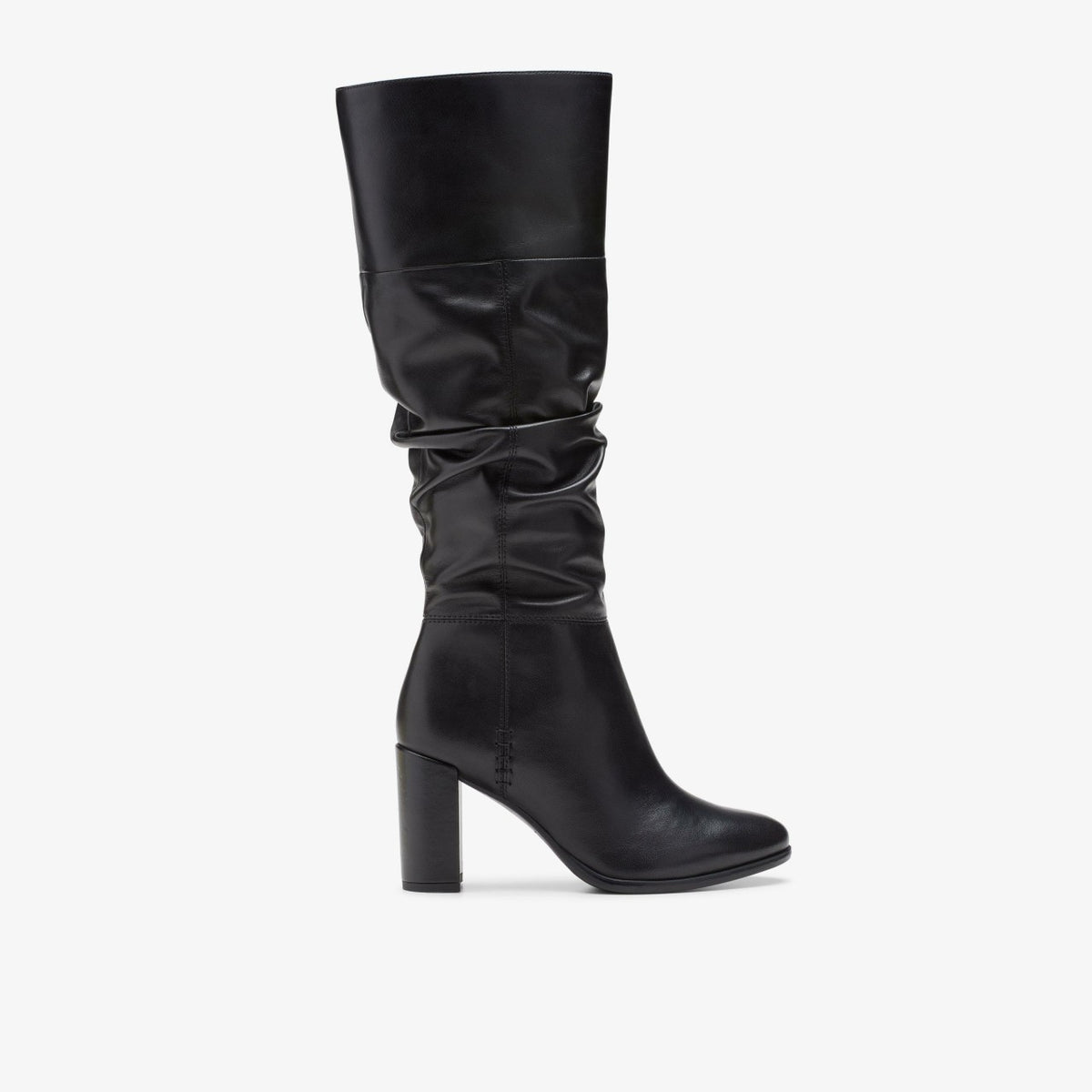 Clarks Freva 85 Slouch Black Leather