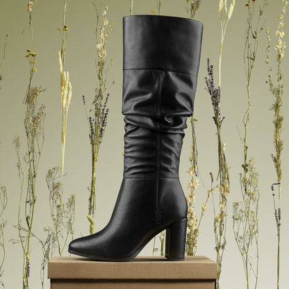 Clarks Freva 85 Slouch Black Leather