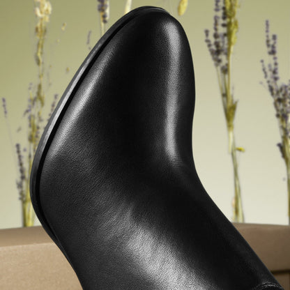 Clarks Freva 85 Slouch Black Leather