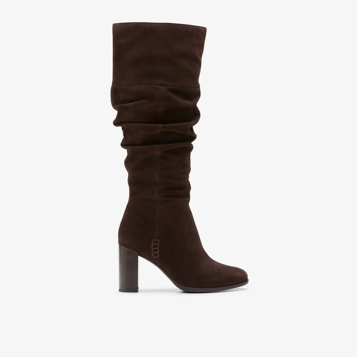 Clarks Freva 85 Slouch Dark Brown Suede