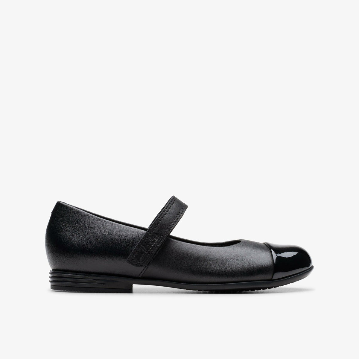 Clarks Finja Gem Kid Black Leather