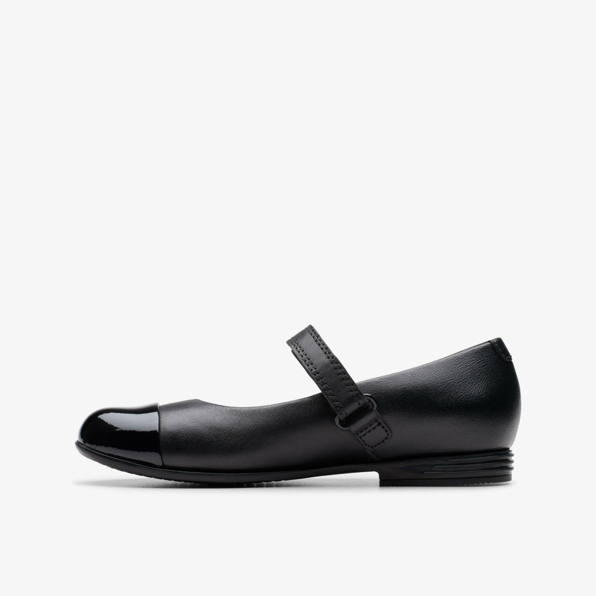 Clarks Finja Gem Kid Black Leather