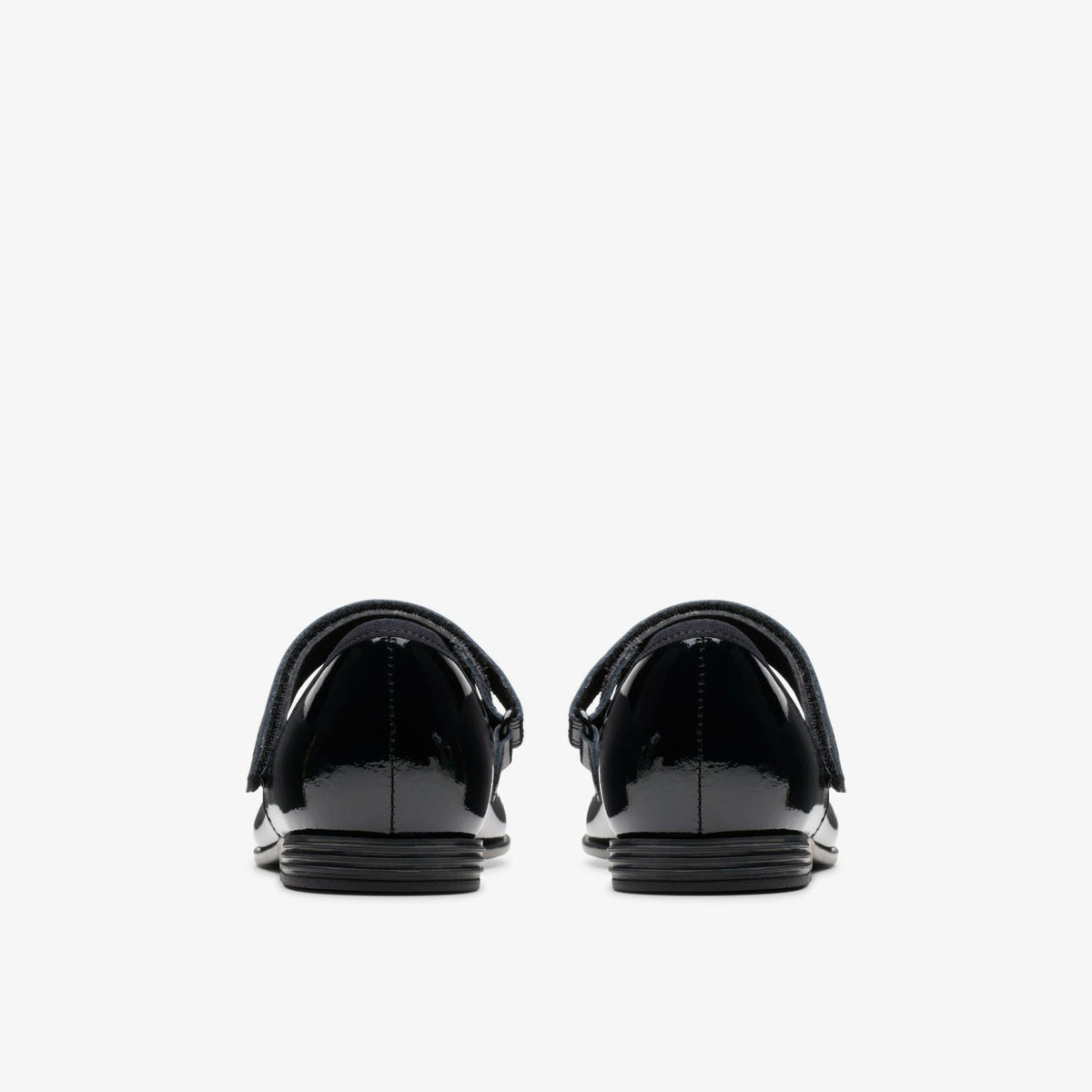 Clarks Finja Tap Older Black Patent