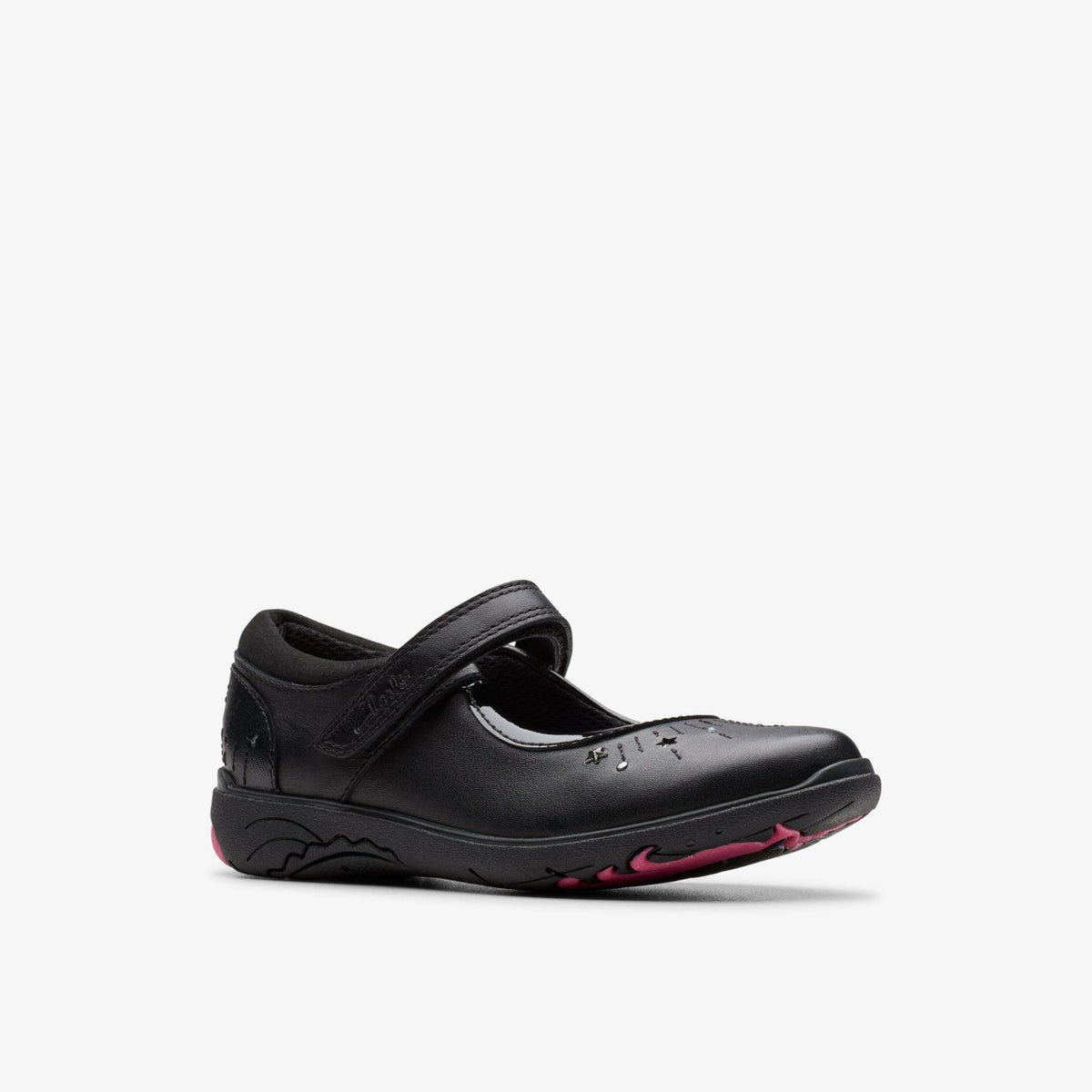 Clarks Relda Wish Kid Black Leather
