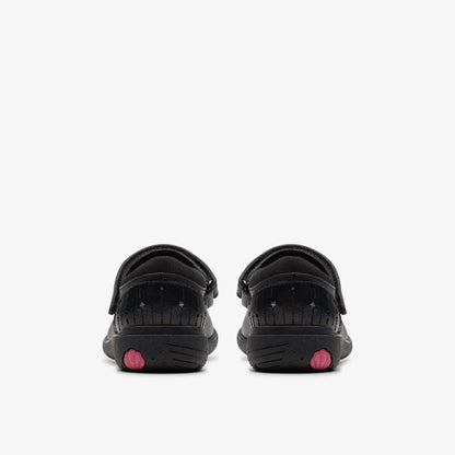 Clarks Relda Wish Kid Black Leather