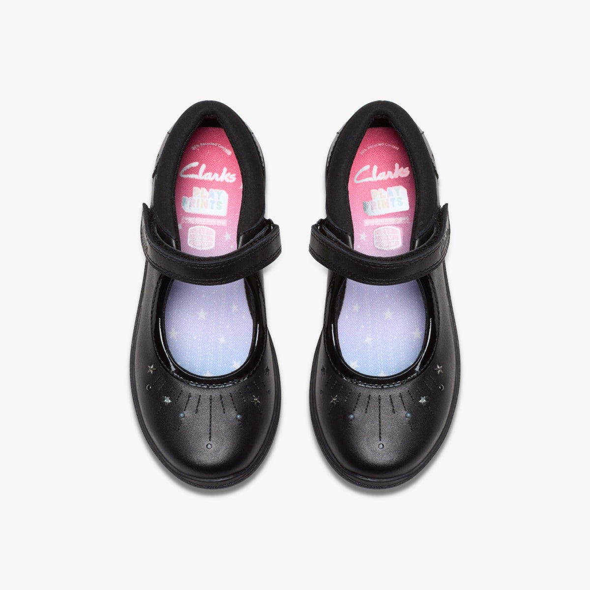 Clarks Relda Wish Kid Black Leather