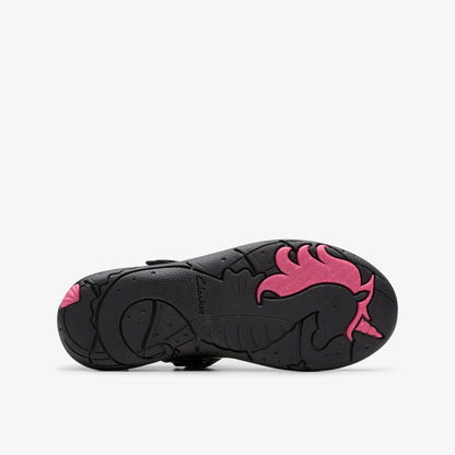 Clarks Relda Wish Kid Black Patent