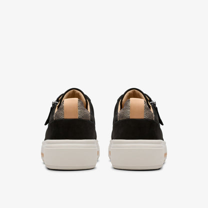 Clarks Hollyhock Zip Black Nubuck