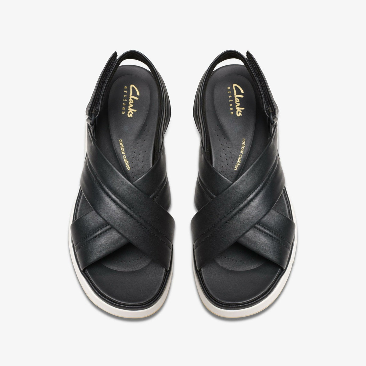 Clarks Tuscan Cross Black Leather