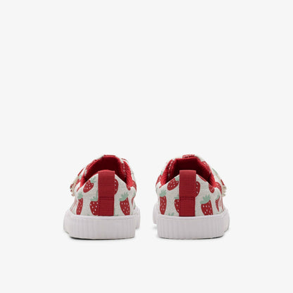 Clarks Foxing Fraise Kid Cotton Metallic