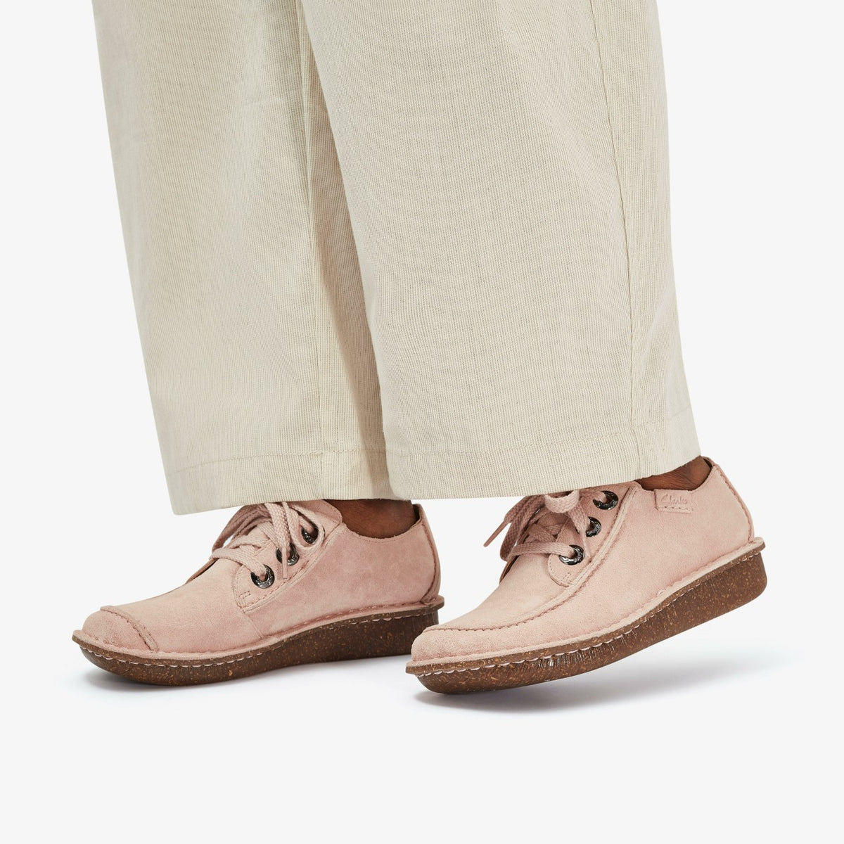 Clarks Funny Dream Light Pink Suede