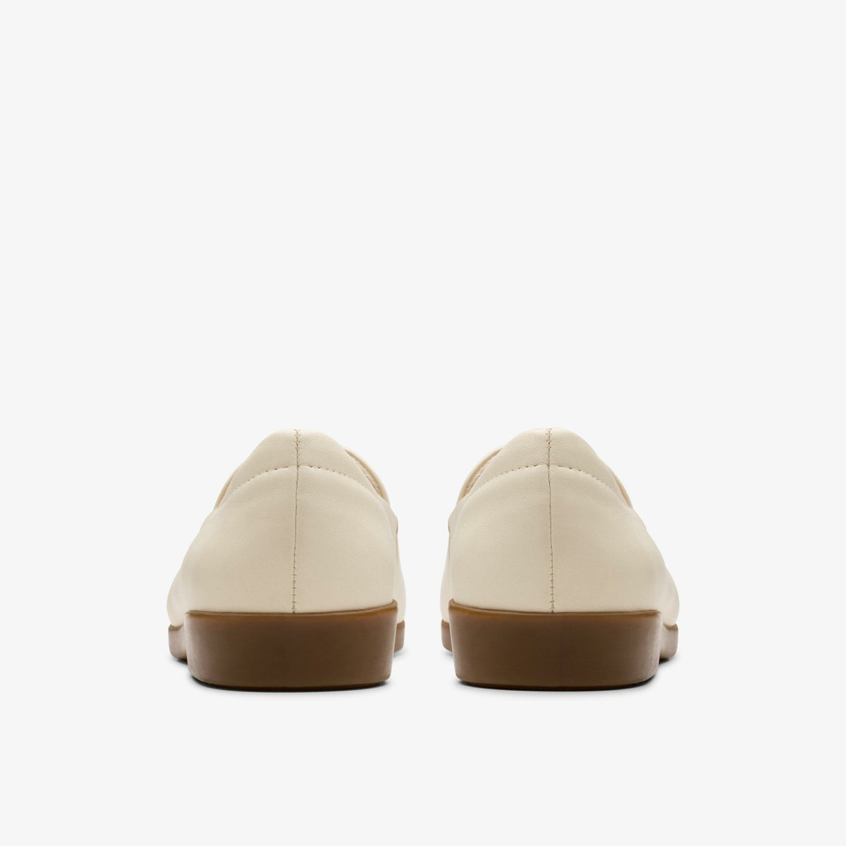 Clarks Georgia Cream Leather