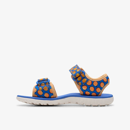 Clarks Roald Dahl James & the Giant Peach Surfing Air Kid Blue