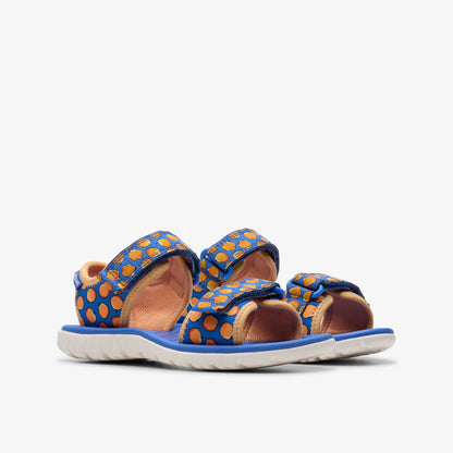 Clarks Roald Dahl James & the Giant Peach Surfing Air Kid Blue