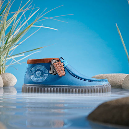Clarks Torhill Explore Blue Leather