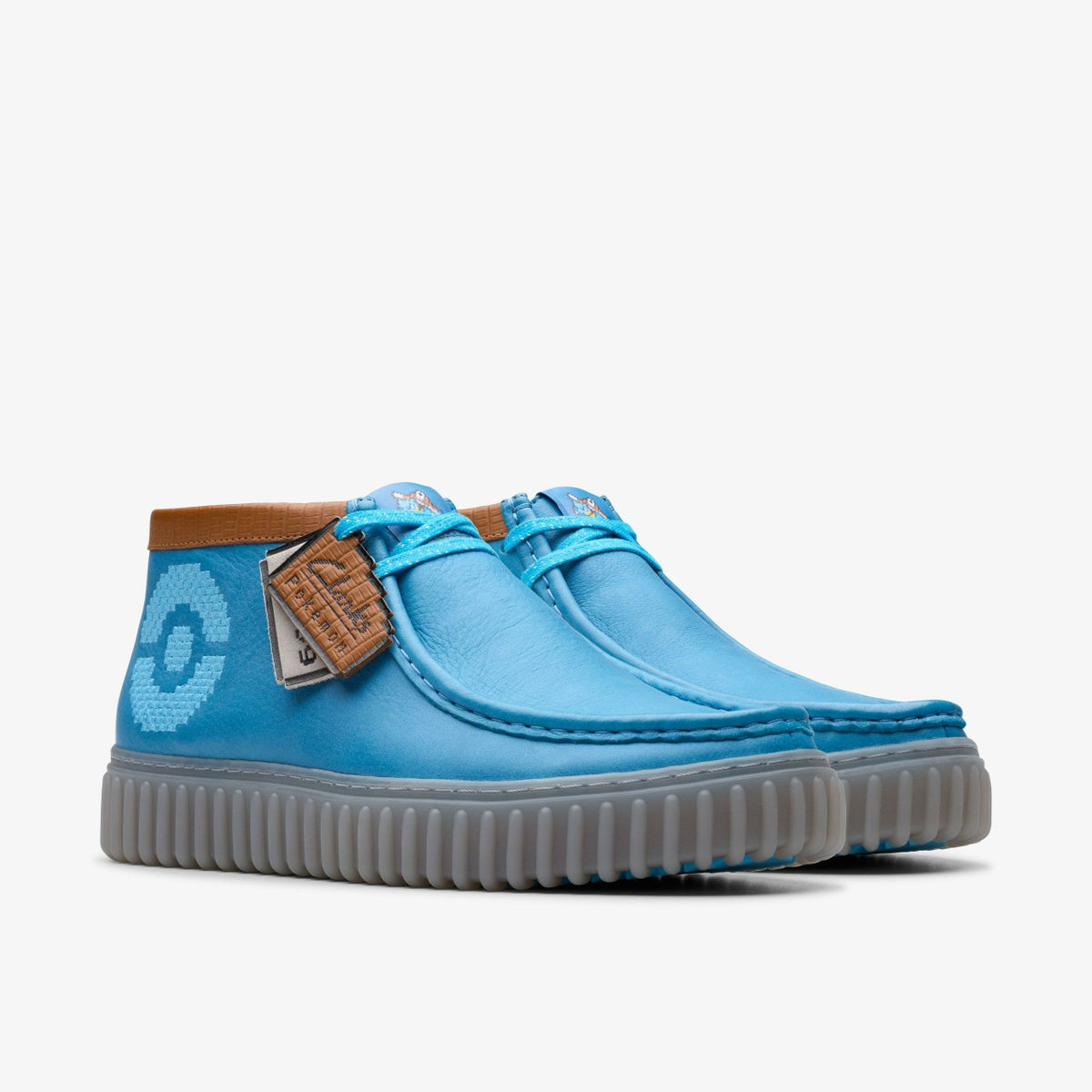 Clarks Torhill Explore Blue Leather