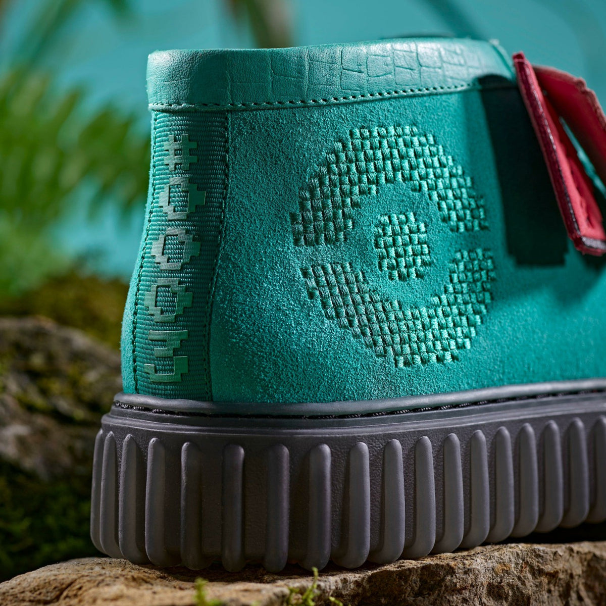 Clarks Torhill Explore Turquoise Suede