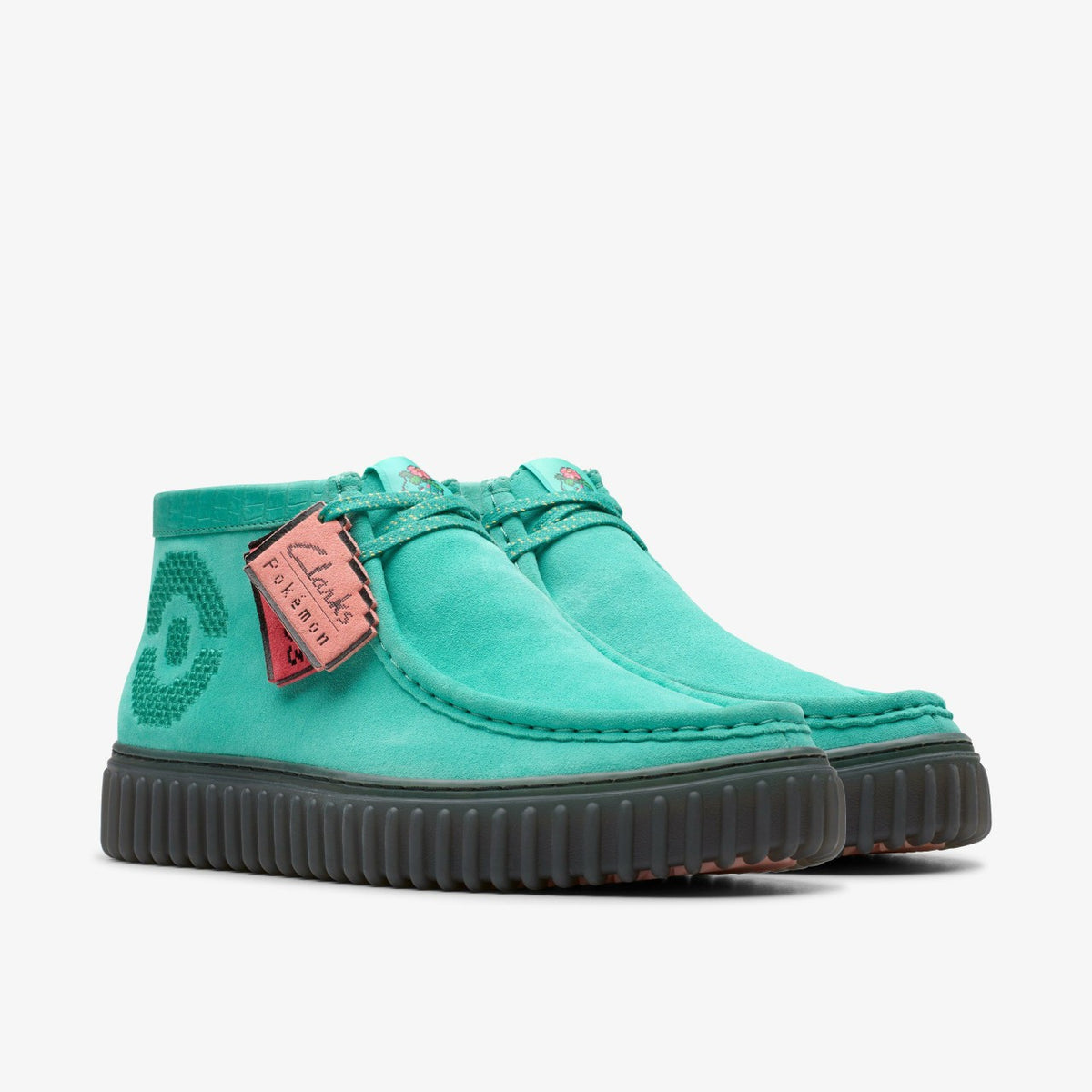 Clarks Torhill Explore Turquoise Suede