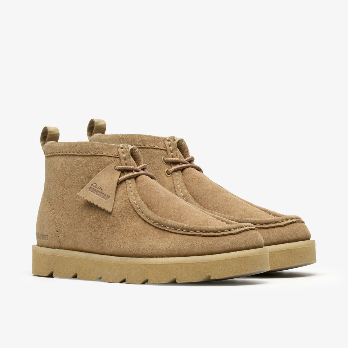 Clarks Meare Walla Boot Dark Sand Warmlined
