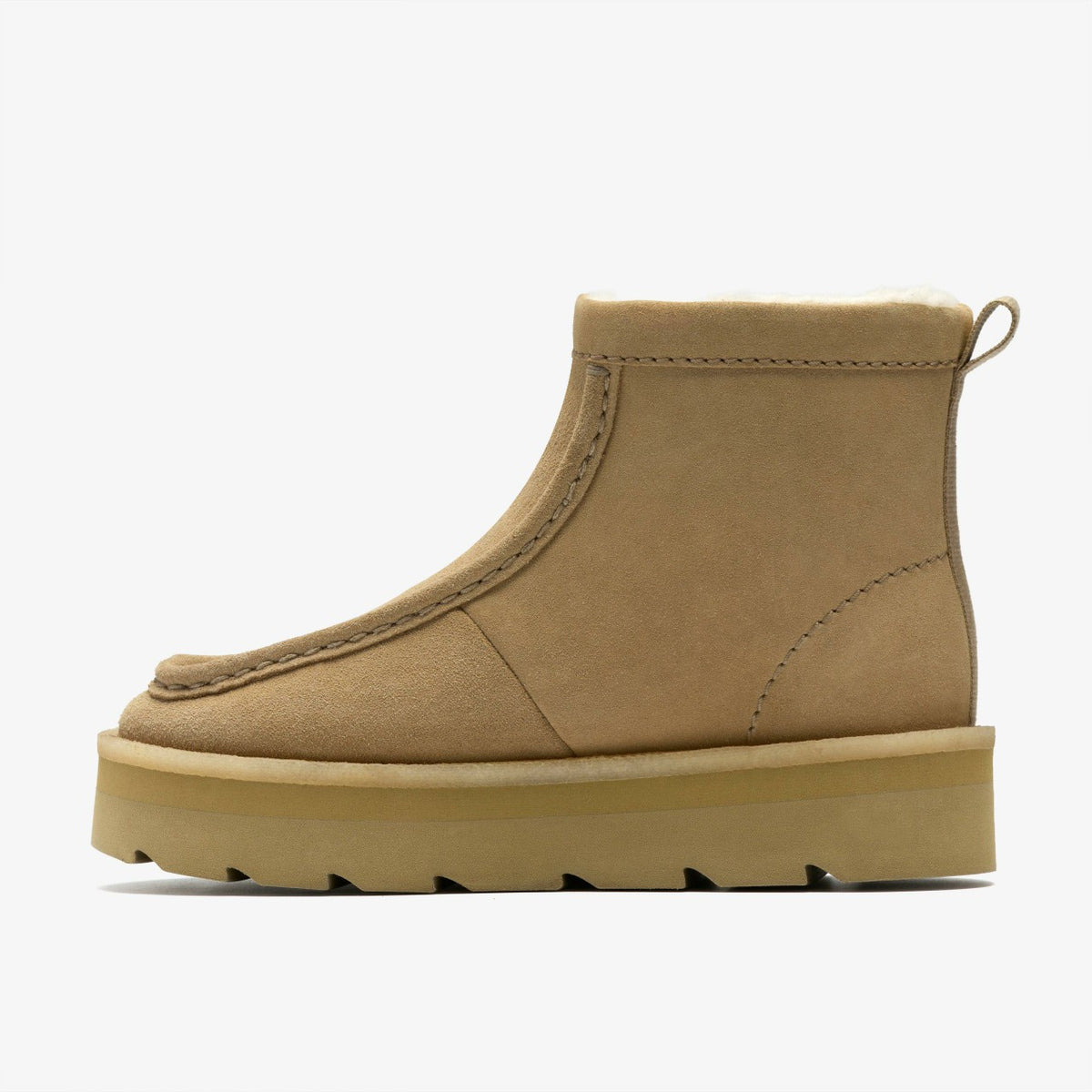 Clarks Meare Rooey Dark Sand Warmlined