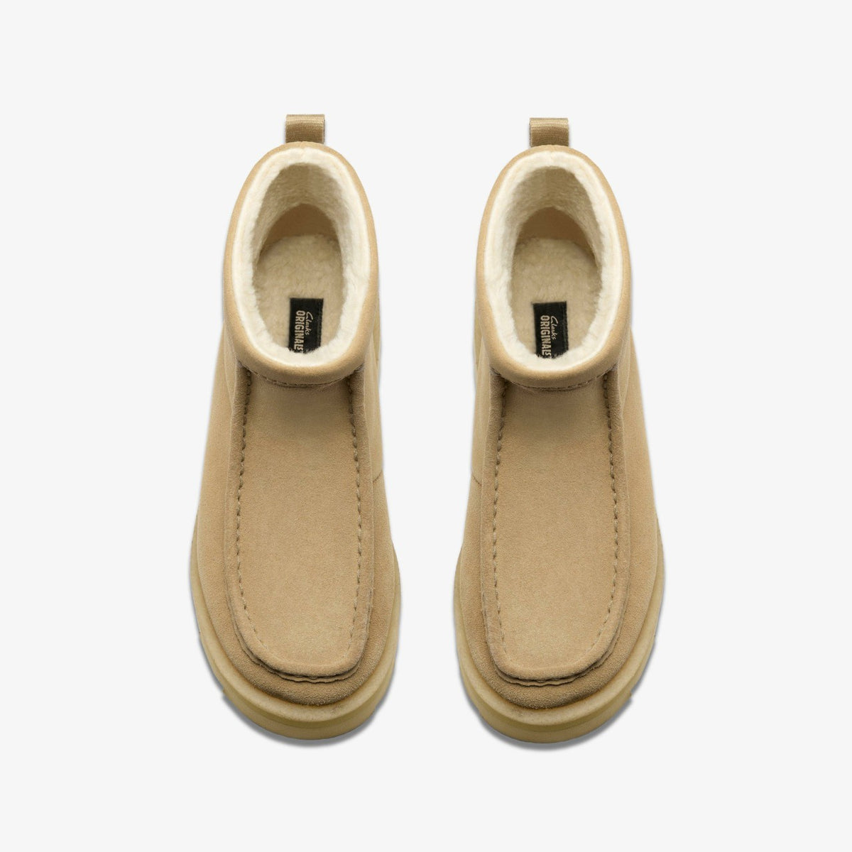 Clarks Meare Rooey Dark Sand Warmlined